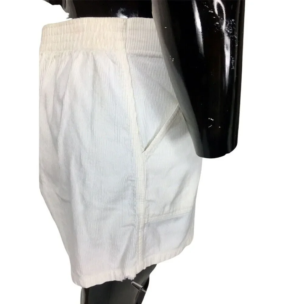 Vintage 80s Towncraft Corduroy Beach Surfer White Board Shorts Men's Size 42 - Picture 6 of 10